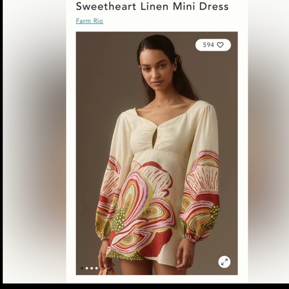 NWT-FARM RIO Mini Dress